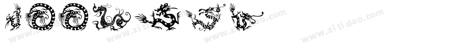 HFF Bird Stencil字体转换